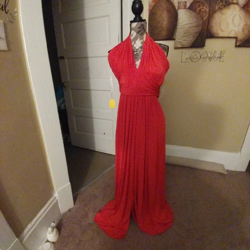 Red beautiful dress